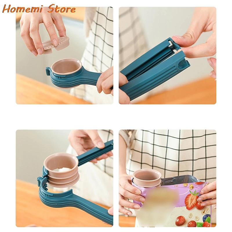 

Seal Pour Food Storage Bag Clip Snack Sealing Clip Keeping Fresh Sealer Clamp Plastic Helper Food Saver Travel Kitchen Tools