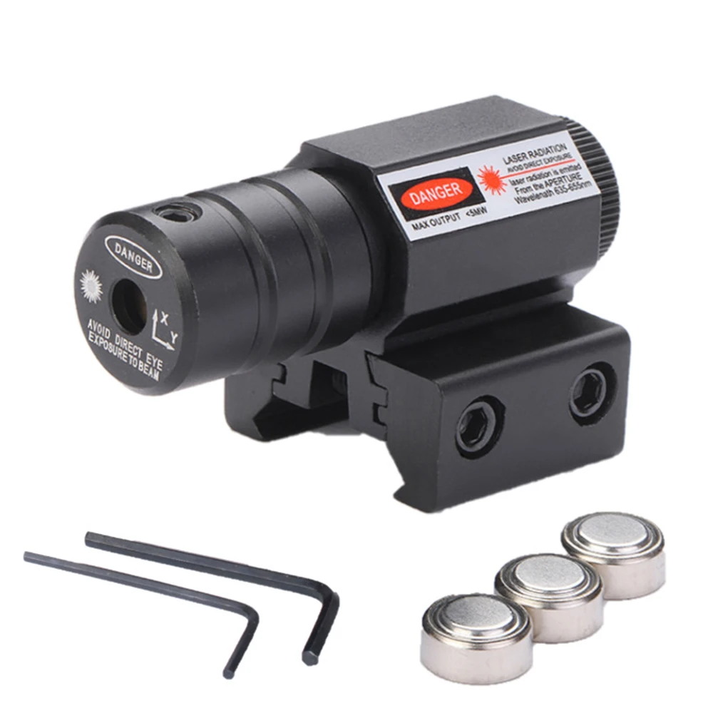 Тактический лазерный прицел Picatinny с красной точкой для винтовки страйкбольной