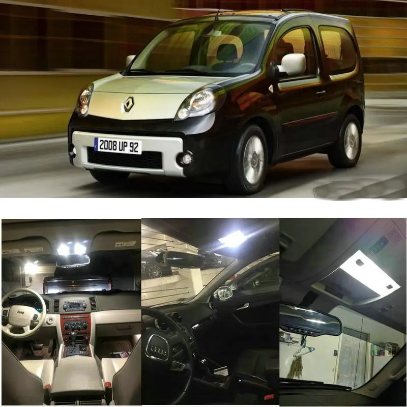 Светодиодные внутренние Автомобильные фары для Renault grand kangoo kw01 scenic 2 jm01 3 jz01 4 r9 kaptur
