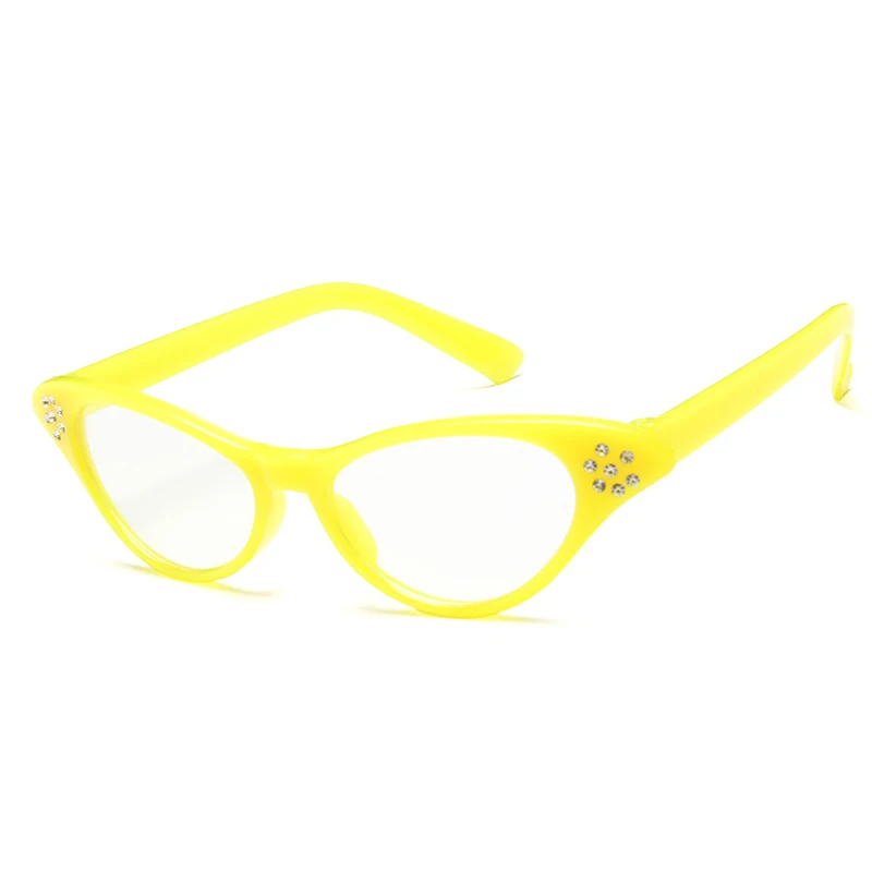 Женские винтажные треугольные очки кошачий глаз в стиле ретро | Аксессуары для