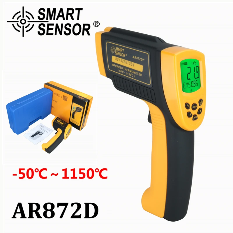 Ручной цифровой ЖК Бесконтактный термометр лазерный инфракрасный инструменты