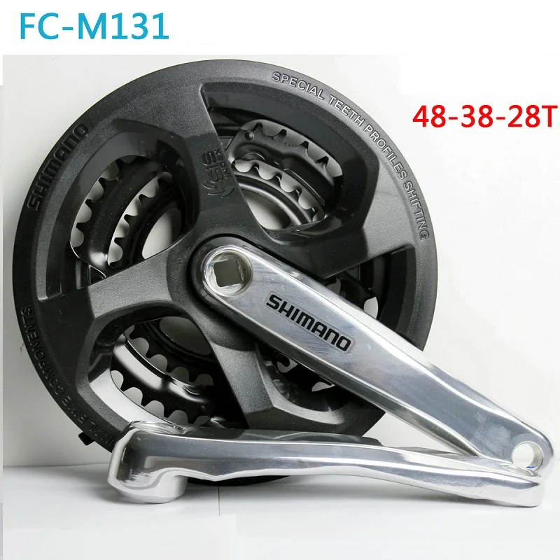 

For Shimano FC M131 6/7/8S 21S 24S Crankset Bicycle Components MTB Mountain Bike Chain Wheel Accessories