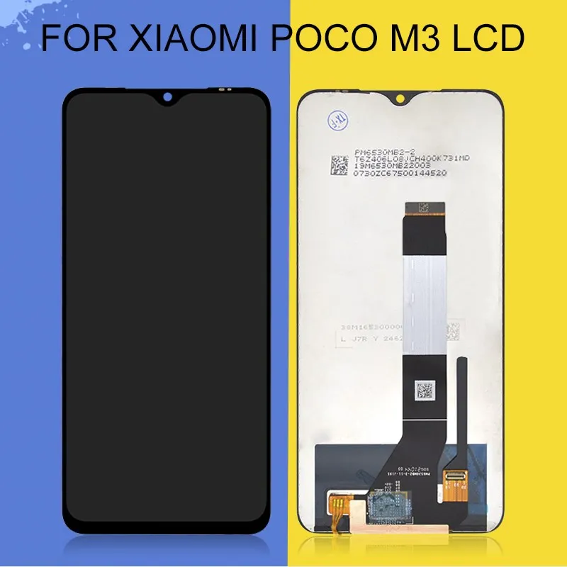 

6,53 дюймовый сенсорный ЖК-экран Catteny для Xiaomi Poco M3, дигитайзер сенсорной панели для Redmi 9T, дисплей M2010J19CG в сборе, бесплатная доставка