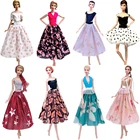 Новейшее платье NK для кукол, красивая юбка, танцевальная одежда ручной работы, топ, модный наряд для кукол Барби, аксессуары для девочек, подарок JJ