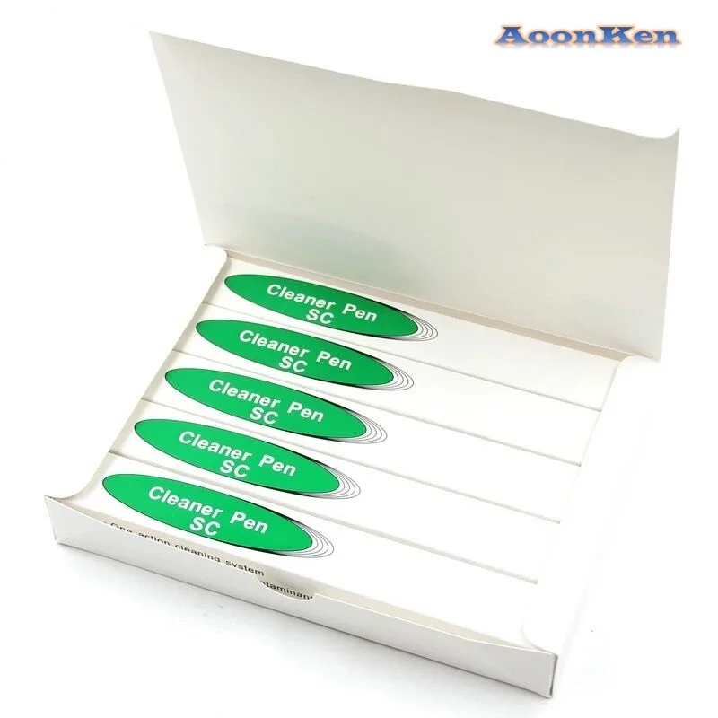 5 шт. ручка для очистки оптоволоконного коннектора 800 раз адаптеров SC ST FC 2 мм и LC 1 25