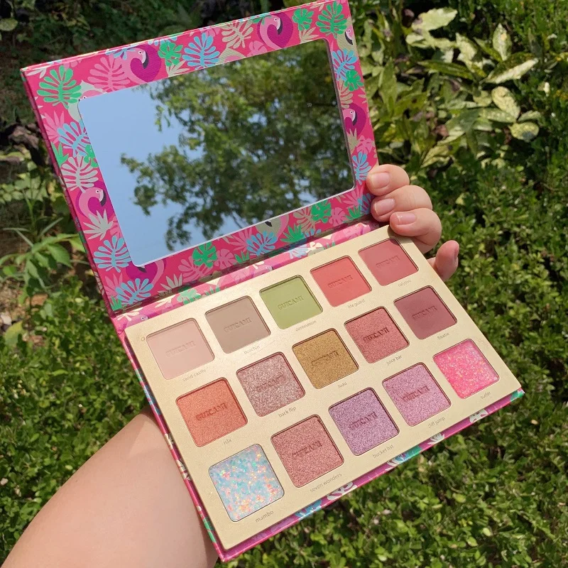 Профессиональная палитра теней для век Очаровательная Матовая блестящая