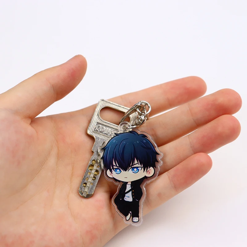 Брелки для ключей с акриловыми мотивами аниме держатель в мультяшном стиле