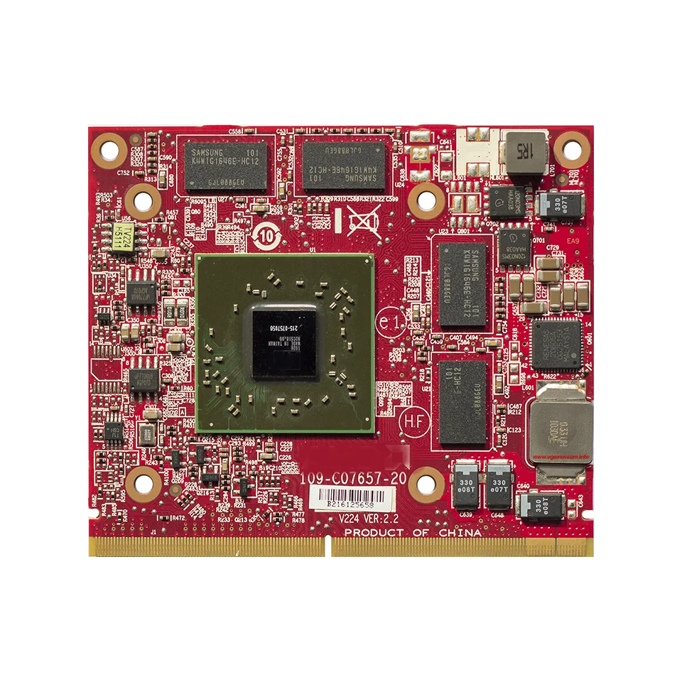 Видеокарта Radeon HD5650 HD5650M 215-0757056 GDDR3 1 ГБ с X-кронштейном для HP TouchSmart 610 100% ТЕСТ ОК -