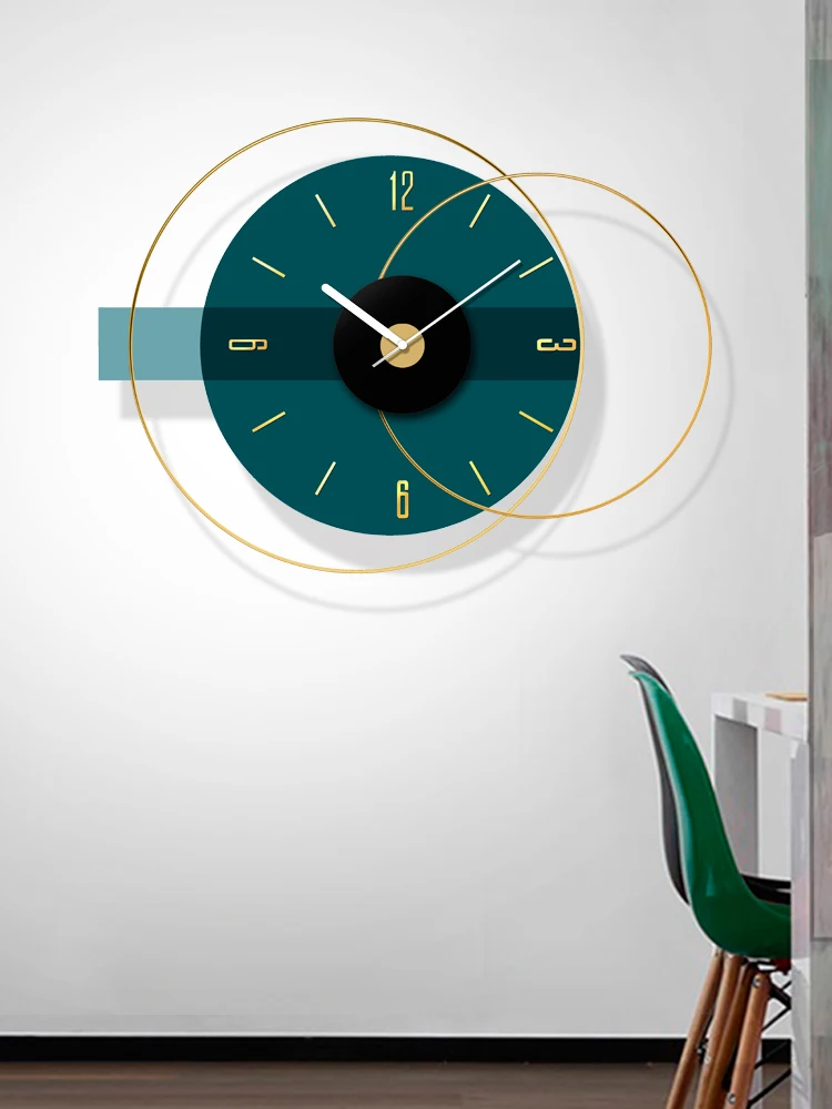 

Nordic Golden Wall Clock Silent Sticker Fashion Creative Wall Clock Living Room Orologio Da Parete Taille Home Decor EA60WC
