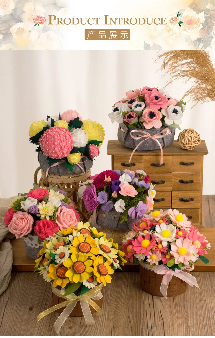 Купить Чистый запас! Набор для рукоделия из нетканого материала, фетра, 5 компл./лот, материал для рукоделия