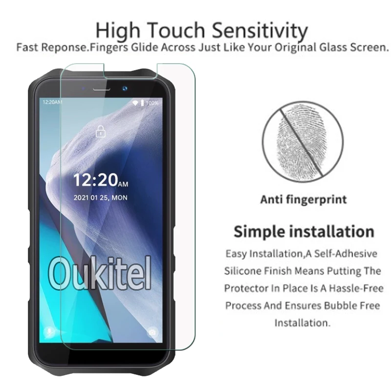Закаленное стекло для Oukitel WP12 WP10 WP7 WP6 WP8 WP5 Pro защитная пленка переднего экрана