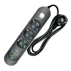 Розетка для удлинителя питания, 3 знака, Usb, электрический удлинитель, розетка для зарядного устройства для использования в качестве розетки европейского стандарта
