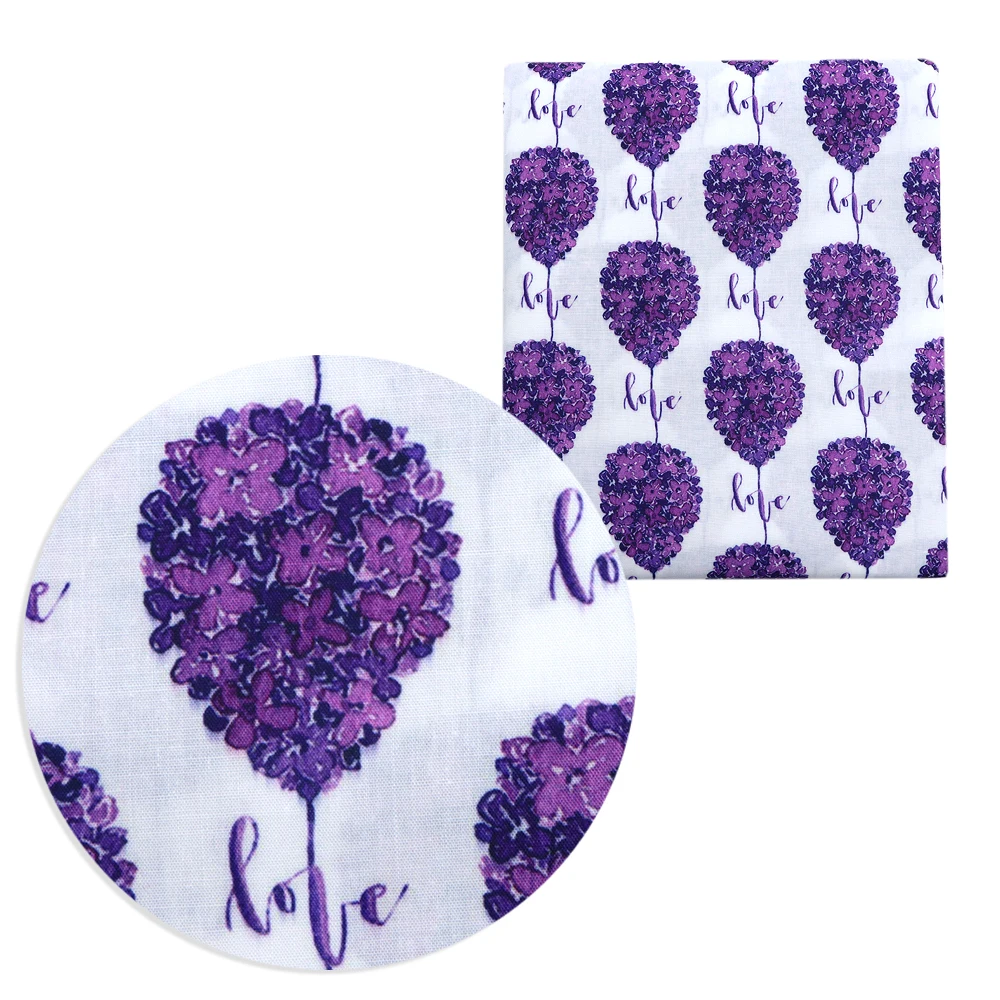 Цветочный принт полиэстер хлопчатобумажная ткань детский домашний текстиль