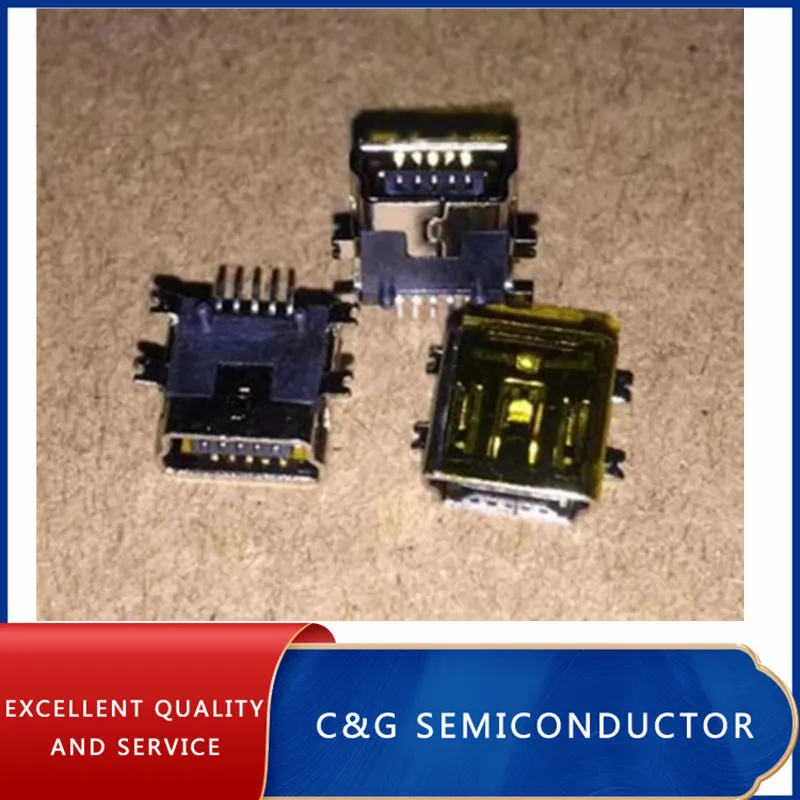 10 шт. короткий корпус SMD Mini USB 5pin B Тип гнездовой разъем для мобильного телефона Micro