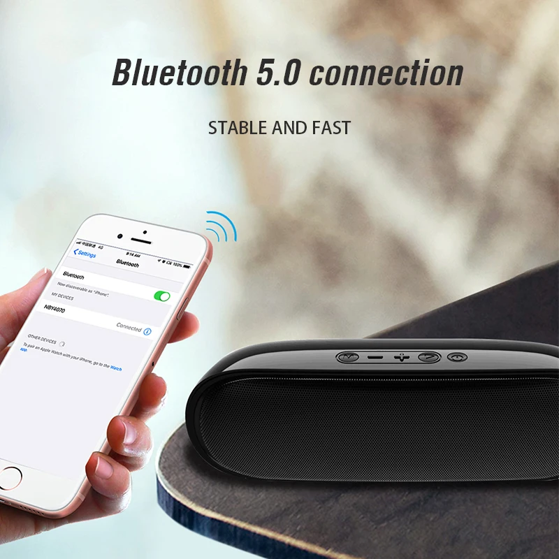 Bluetooth-Колонка NBY 4070 портативная беспроводная с поддержкой TF-карты и USB |
