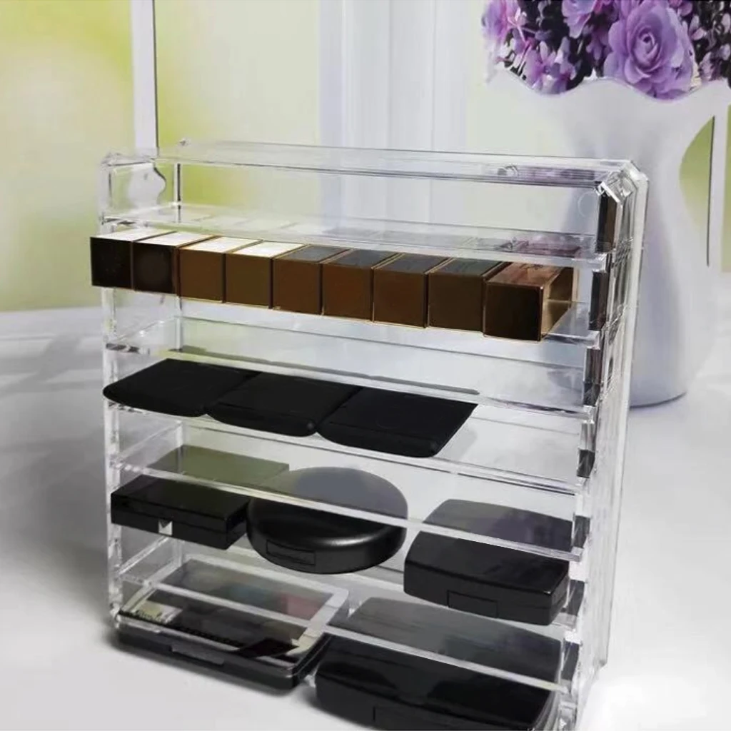 Кисть для макияжа коробка хранения CC сливки Чехол косметический держателя шкафа