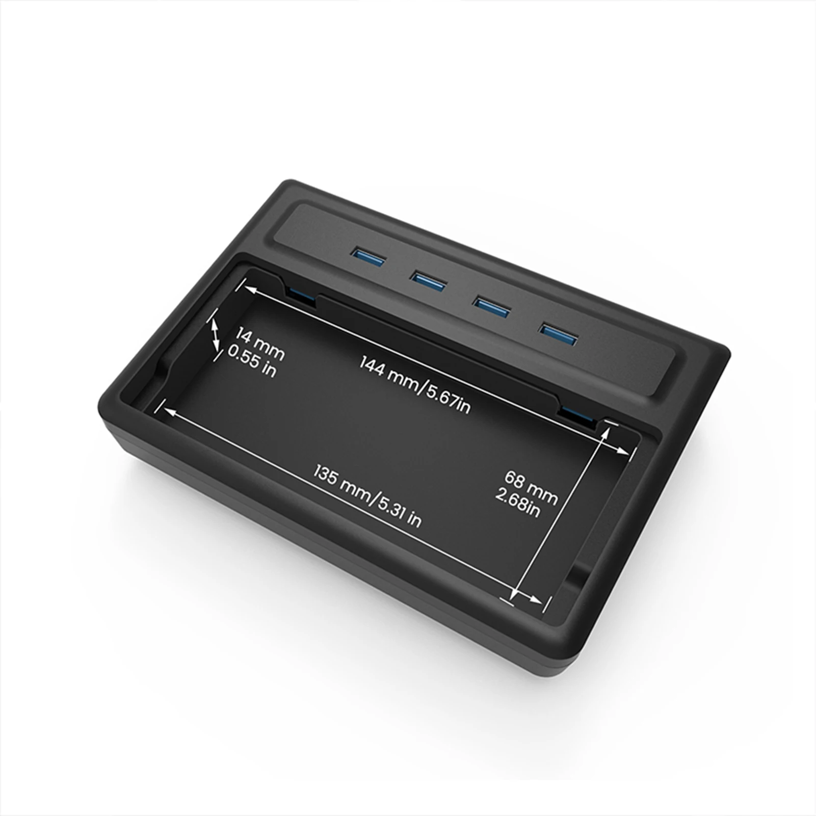 Мульти-usb-хаб салона центральной консоли аксессуаров с 6 в 1 / 5 Порты Замена для Tesla
