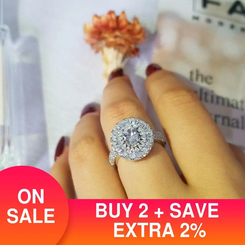 Однотонный реальный дизайн! 925 стерлингового серебра овальным вырезом Свадебные