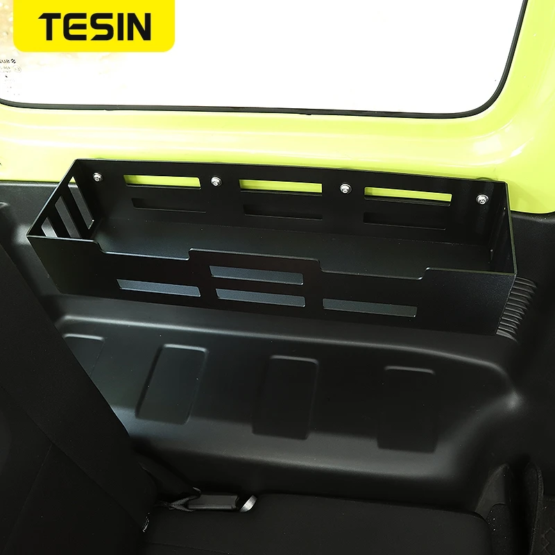 Купить TESIN хранение порядка для Suzuki Jimny, боковая дверь багажника автомобиля, кронштейн для хранения, органайзер, аксессуары для Suzuki Jimny 2019 2020 Дешево TESIN хранение порядка для Suzuki Jimny, боковая дверь багажника автомобиля, кронштейн для хранения, органайзер, аксессуары для Suzuki Jimny 2019 2020