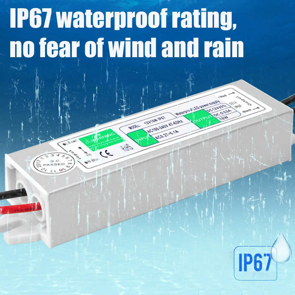 IP67 водонепроницаемый адаптер Ландшафтная лампа Защита от перегрузки для