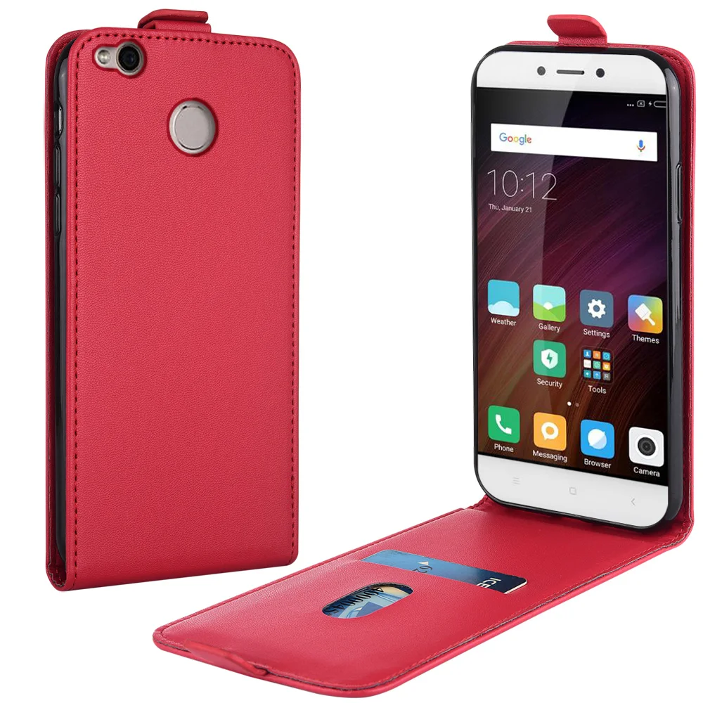Кожаный чехол-книжка для Xiaomi Redmi 4X MZB9011IN MAG138 MAE136 5 дюймов чехол телефона 4x |