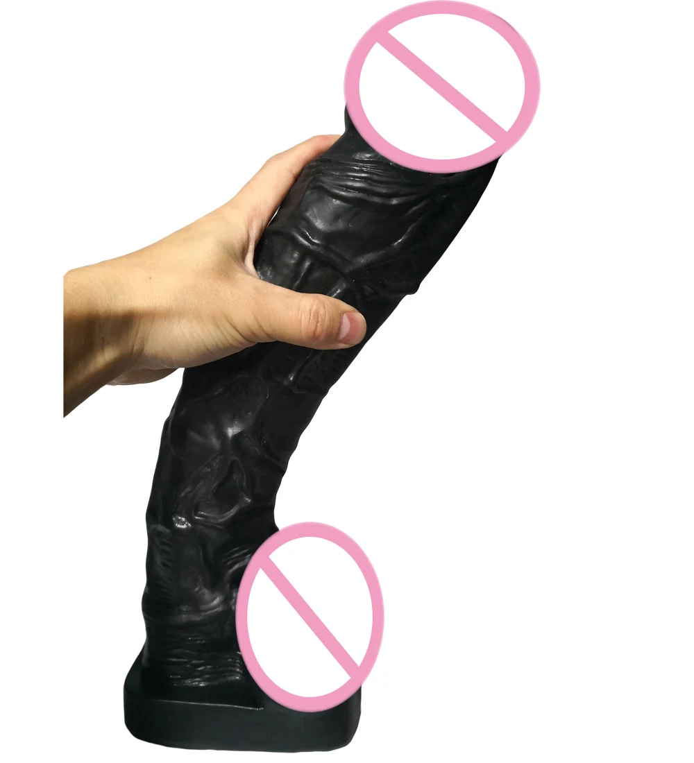 Фаллоимитатор HOWOSEX 37*7 см фаллоимитатор супер большой член мягкие Анальные