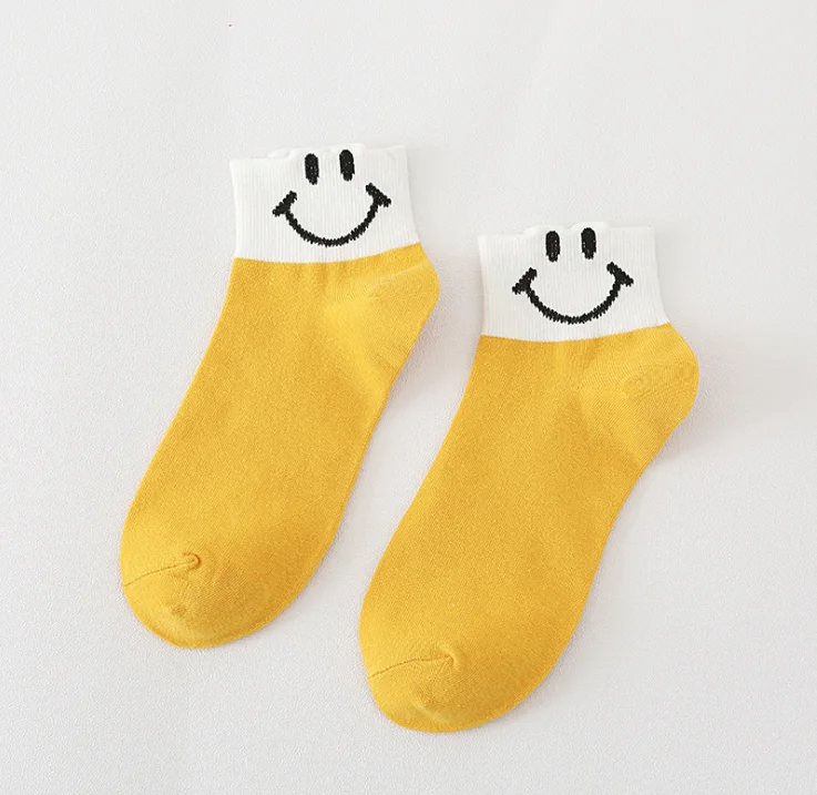 Justin Same paragraph drew smiley/носки для мужчин и женщин спортивные носки пара хлопковых
