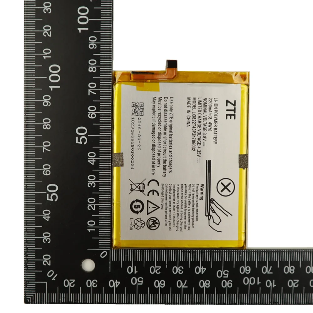 Li3822T43P3h786032 Orbic-RC-501L Батарея для ZTE лезвие T660 T663 V6 D6 X7 Z7 A511 A513 A515 BA511 BA513 BA515 Bateria +