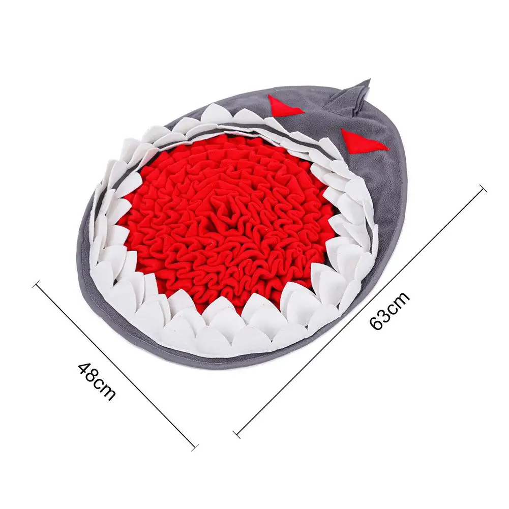 

Hot Shark Sniffing Dog Pad Washable Pet Smell Training Blanket Toy Pet Yoga Stress Relief Mat Puzzle Sense Of Smell Training