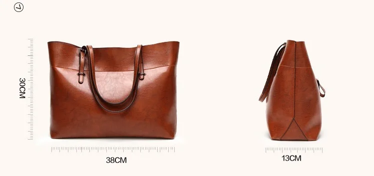 

Genuine Leather Bag Handbags Brand Real Leather Handbags Ladies Tote Hand Bags Female Designer Shopper Shoulder Bags