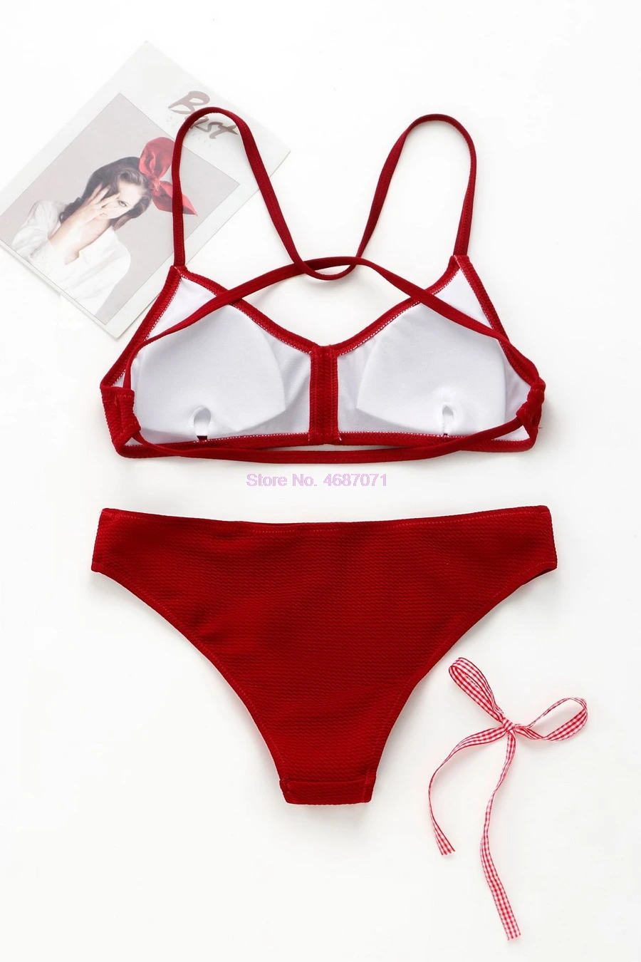 by dhl or ems 100pcs new Swimwear Padded Bikini Sexy Beach Women Swimsuit Bathing Suit Backless Set maillot | Женская одежда