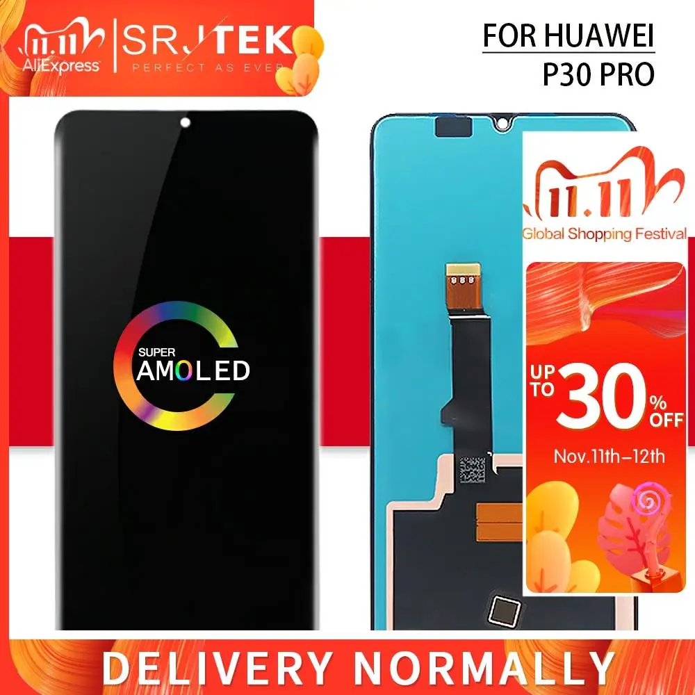 Оригинальный сенсорный ЖК экран для Huawei P30 сменные детали замены сенсорной