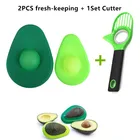 2 нож для резки авокадо 1 нож для сохранения свежести масла карите нож для резки целлюлозы портативный фрукты Frutero силиконовый кухонный гаджет Inteligentes