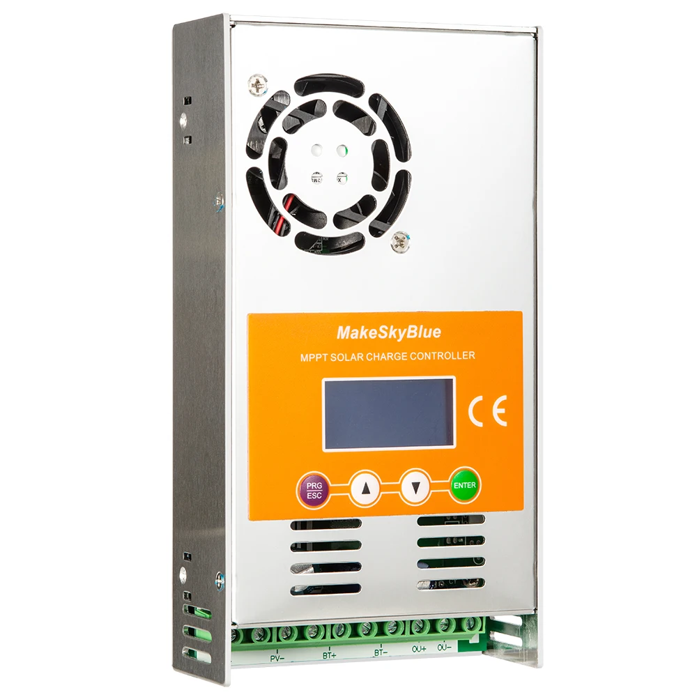 MakeSkyBlue MPPT Контроллер заряда 30A 40A 50A 60A ЖК-дисплей защита от перегрузки версия V118 V119-WiFi
