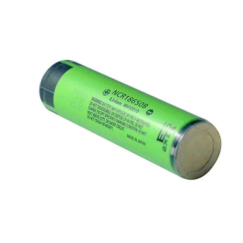 Литиевая аккумуляторная батарея Panasonic NCR18650B 100% в 3 7 18650 мАч для вентилятора