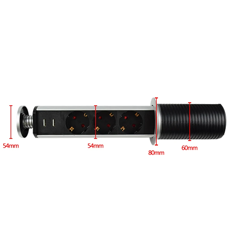 ЕС стандартный разъем usb зарядка офисная настольная розетка выдвижной скрытая