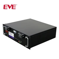eve 4850 battery pack rechargeable 3500 cycle s112 48v 50ah lifepo4 battery telecom backup battery energy storage system