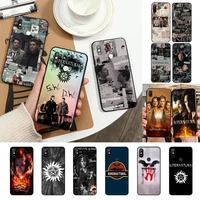 supernatural spn dean and sam phone case for redmi note 7 5 8a note8pro 9pro 8t coque for note6pro capa