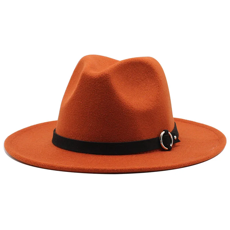 Seioum для женщин и мужчин с широкими полями шерсть фетр Джаз Fedora шляпы Панамы Стиль