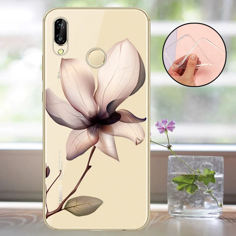 BHH Чехол для huawei P20 Lite, мягкий силиконовый бампер для huawei P20 Lite P20lite, чехол для телефона P 20 Lite, защита для задней панели - Цвет: BHH