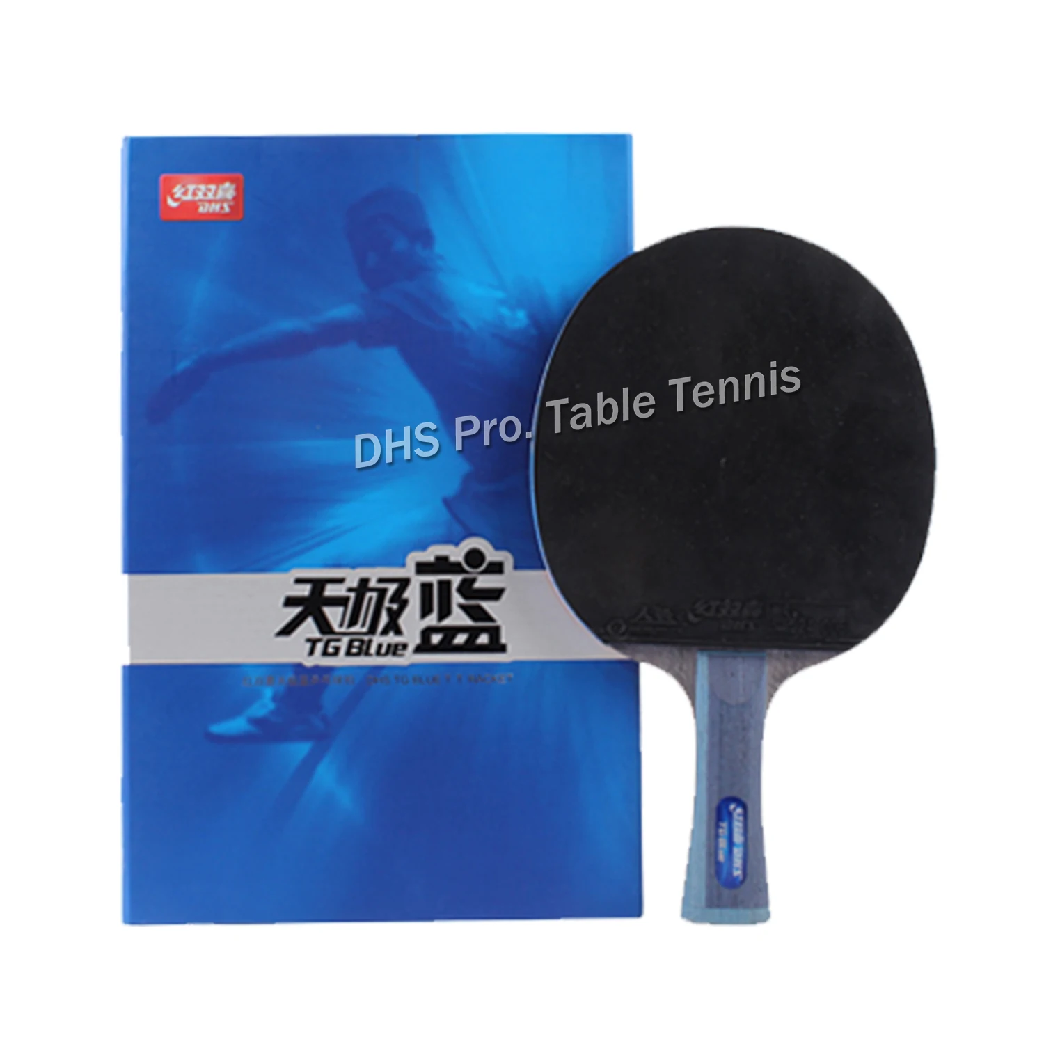 DHS TB series table tennis racket Table tennis racquet ping pong TG BLUE + Tin Arc Sponge pimples in rubbers TB2/TB6