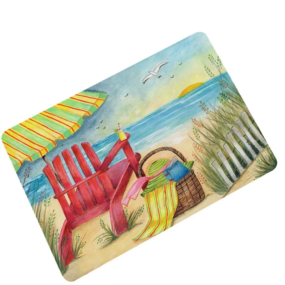 Funny Colorful Rubber Entrance Doormat Waterproof Floor Mat Home Decorative Door Mats Non Slip Welcome Foot Rugs | Дом и сад
