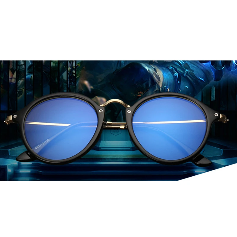 Очки IVSTA женские круглые с защитой от голубого спектра игровые компьютеры