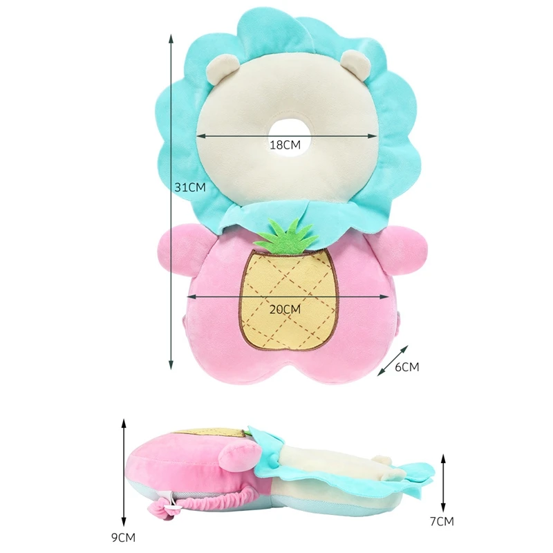 

Baby Toddler Anti-Fall Pillow Children Headrest Anti-Collision Protection Pad Safety Helmet Cushion with Sound