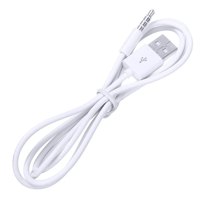 Mayitr 1 шт. 100 см 3 5 мм AUX аудио Штекерный разъем к USB 2 0 шнур для кабелей передачи