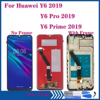 for huawei y6 2019 lcd display touch screen digitizer assembly for y6 prime 2019 y6 pro 2019 mrd lx1f lx1 lx2 lcd epair parts