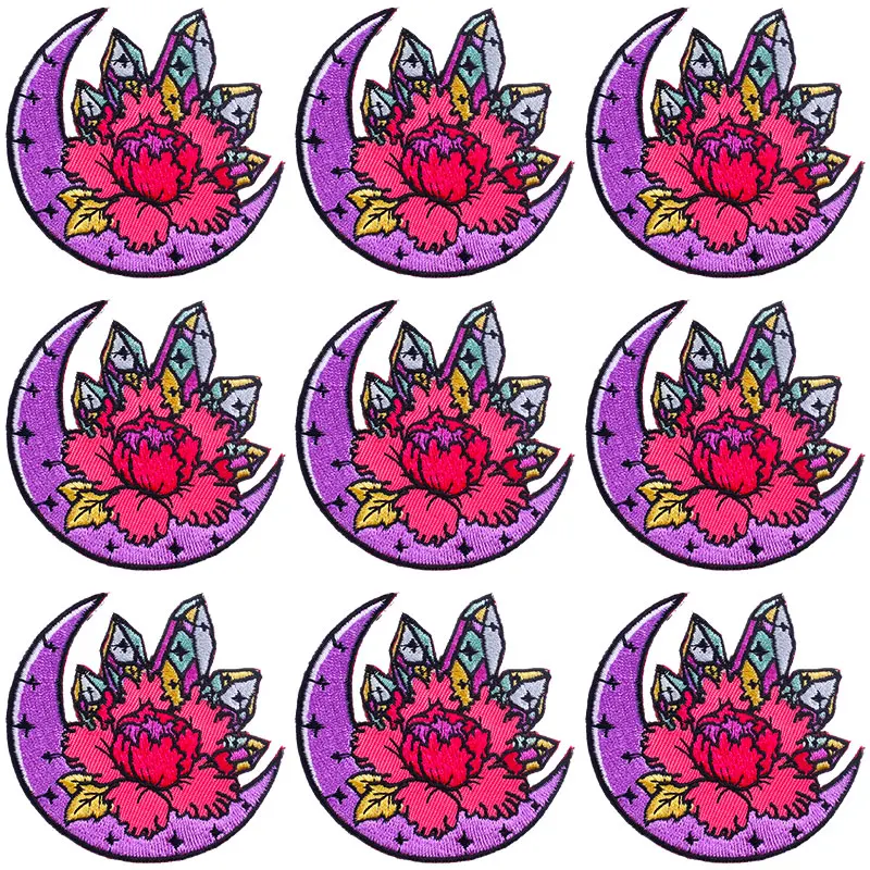 

10 шт., Мультяшные вышитые патчи для одежды