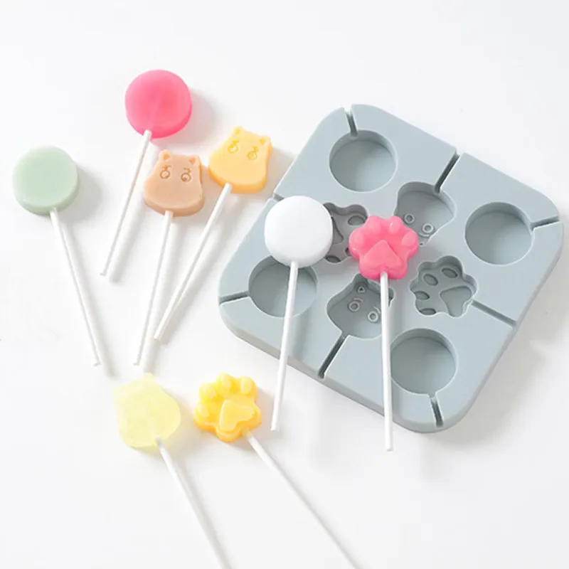 Силиконовая форма для леденцов и конфет JO LIFE Бумажные палочки формы украшения