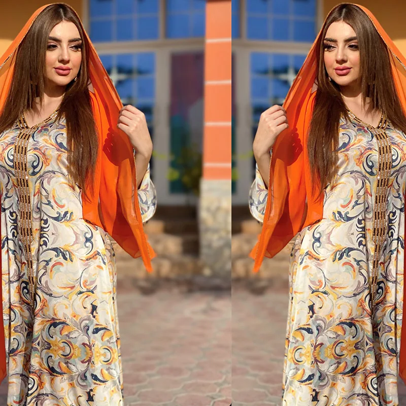 Abaya Дубай, Турция мусульманское платье Lungo Hijab женская мусульманская одежда африканские длинные платья для женщин халат марокканский Caftan