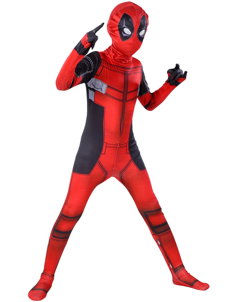 

Deadpool cosplay Costume kids Adult Men's kids Anime Cosplay Accessories Belt Waist Bag Strap Holster Tights Props Children